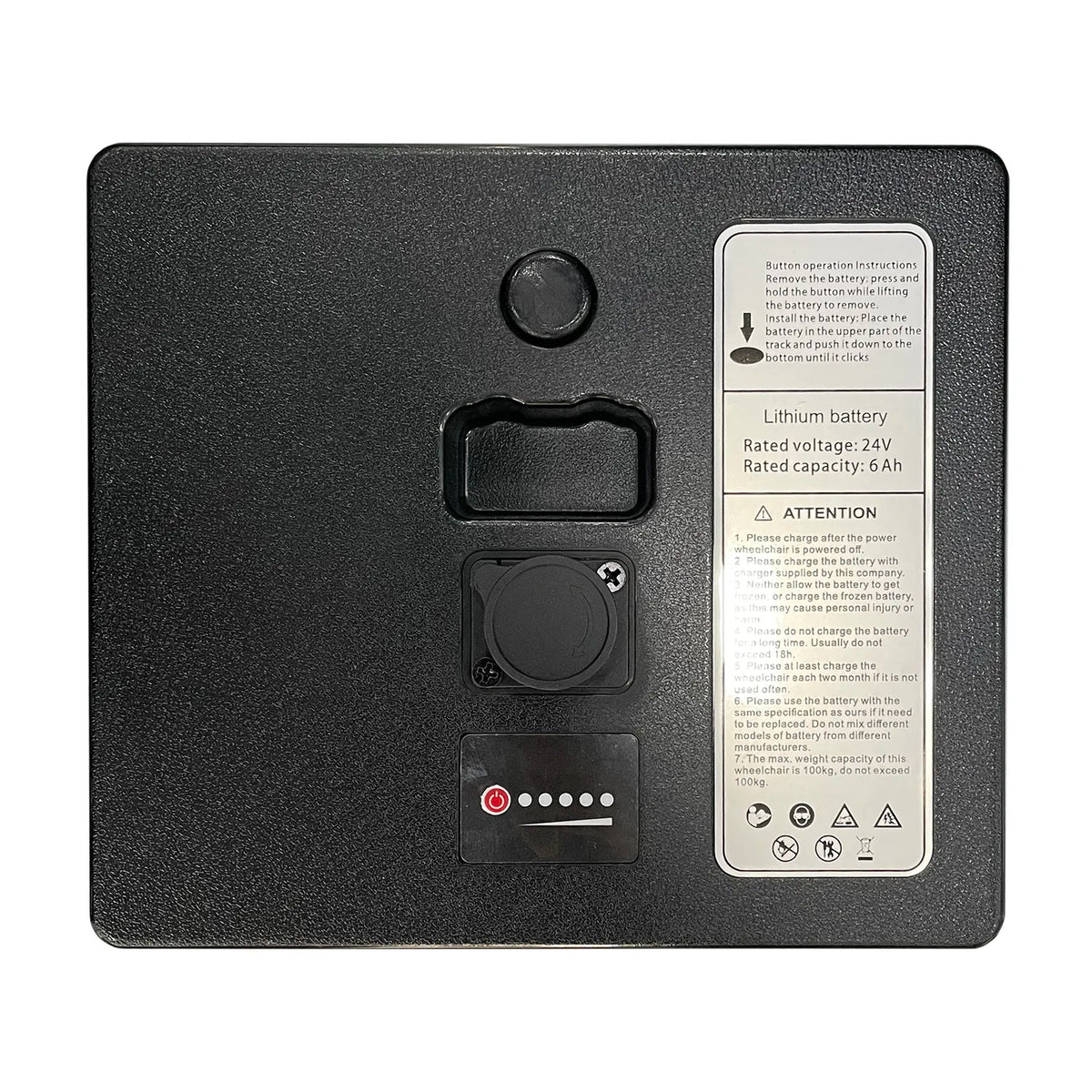 Journey Air 6Ah Battery, battery with its label