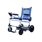 Journey Zoomer in Blue, front three-quarter view from the left