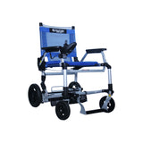 Journey Zoomer in Blue, front three-quarter view from the right