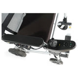 Close-up of the Journey Zoomer joystick controller, which installs on the left or the right arm