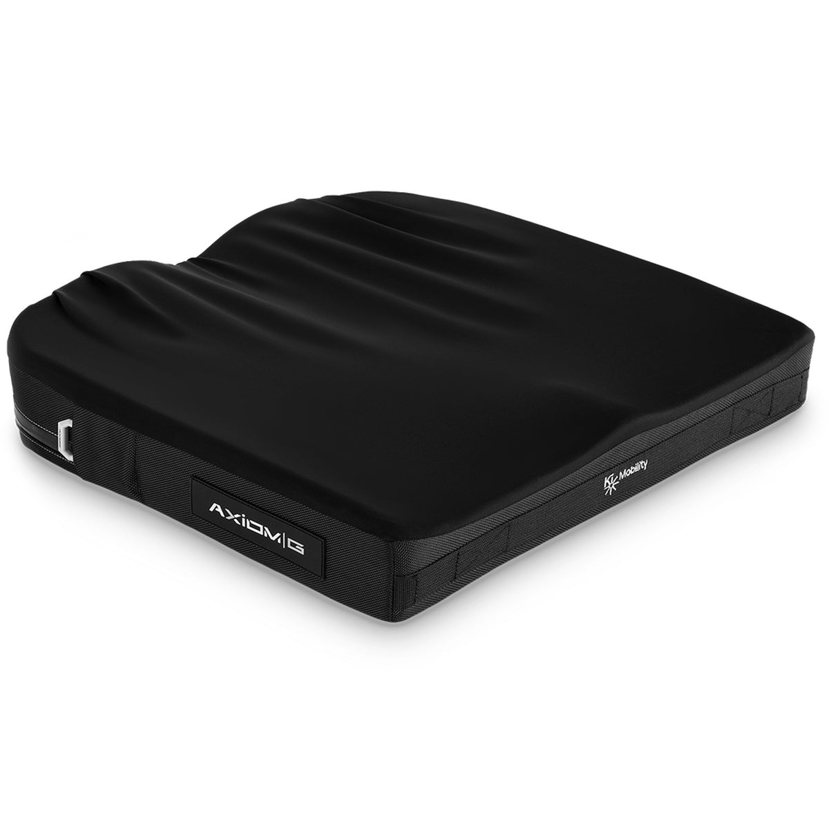 Ki Mobility Axiom G cushion in its standard cover, front angle