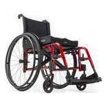 Ki Mobility Catalyst 5Vx in red, front three quarter view