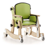 PAL in green on the ski with casters add-on
