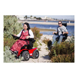 Two Extreme X8 chairs on a sandy beach path