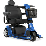 Pride Maxima 3-Wheel in Matte Ocean Blue, right-facing three-quarter beauty view