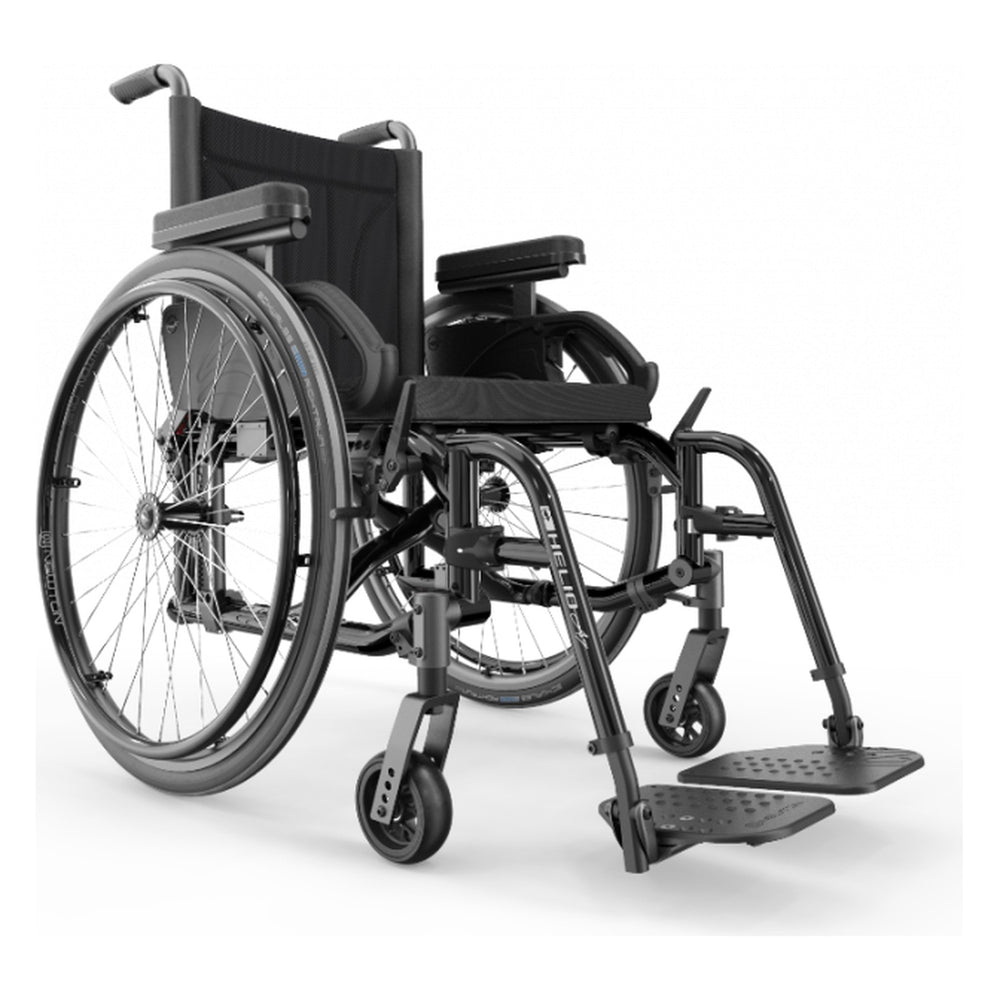 Motion Composites Helio A7 in Black, front three quarter view