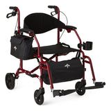 Medline Excel Translator in red with its bags and cup holder
