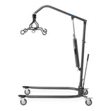 Medline Hydraulic Patient Lift from the pump handle side
