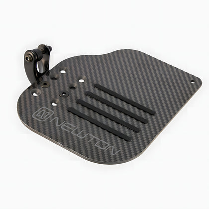Newton carbon fiber footplate with rubber inserts