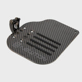 Newton carbon fiber footplate with rubber inserts