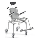 Nuprodx MC4000 Tilt Pediatric mobile shower commode chair with headrest