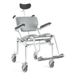 Nuprodx MC4000 Tilt mobile shower commode chair with headrest
