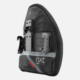NXT Armadillo back support, rear angle with the QuickFit hardware