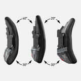 NXT Armadillo top and lower section angle ranges