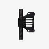 NXT QuickFit mounting hardware clamped on a back cane