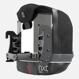 NXT Optima Carbon back support, carbon fiber shell and hardware