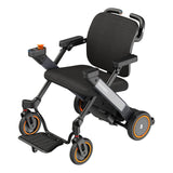 Paiseec W3 in gray from the front left, with the footrest down