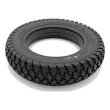 Permobil tire, 3.00 x 8, solid, black, aggressive tread, part 614751