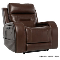 Pride VivaLift Premier lift chair in Sorrento Coffee, seated position