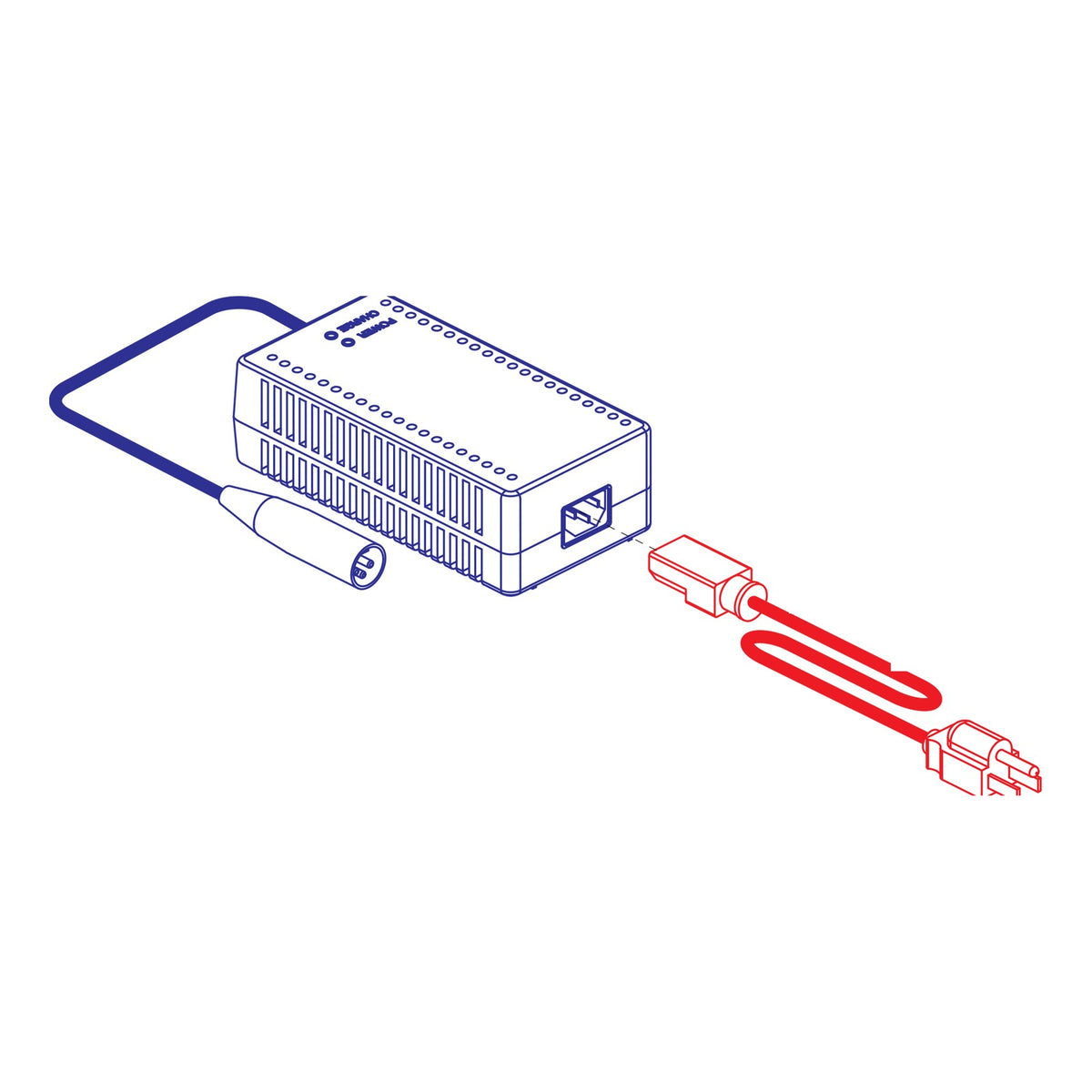 Pride 3.5A Lithium Off-Board Charger, part ELE2008644, Pride parts illustration