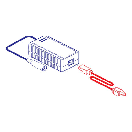 Pride 3.5A Lithium Off-Board Charger, part ELE2008644, Pride parts illustration