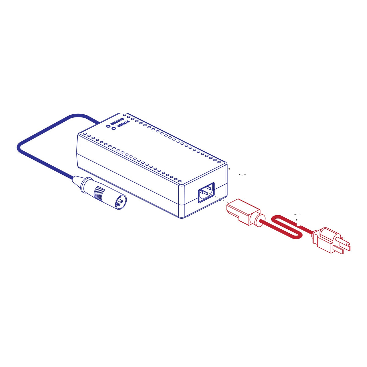 Pride 8A Gel Off-Board Charger, part ELE1803440, Pride parts illustration