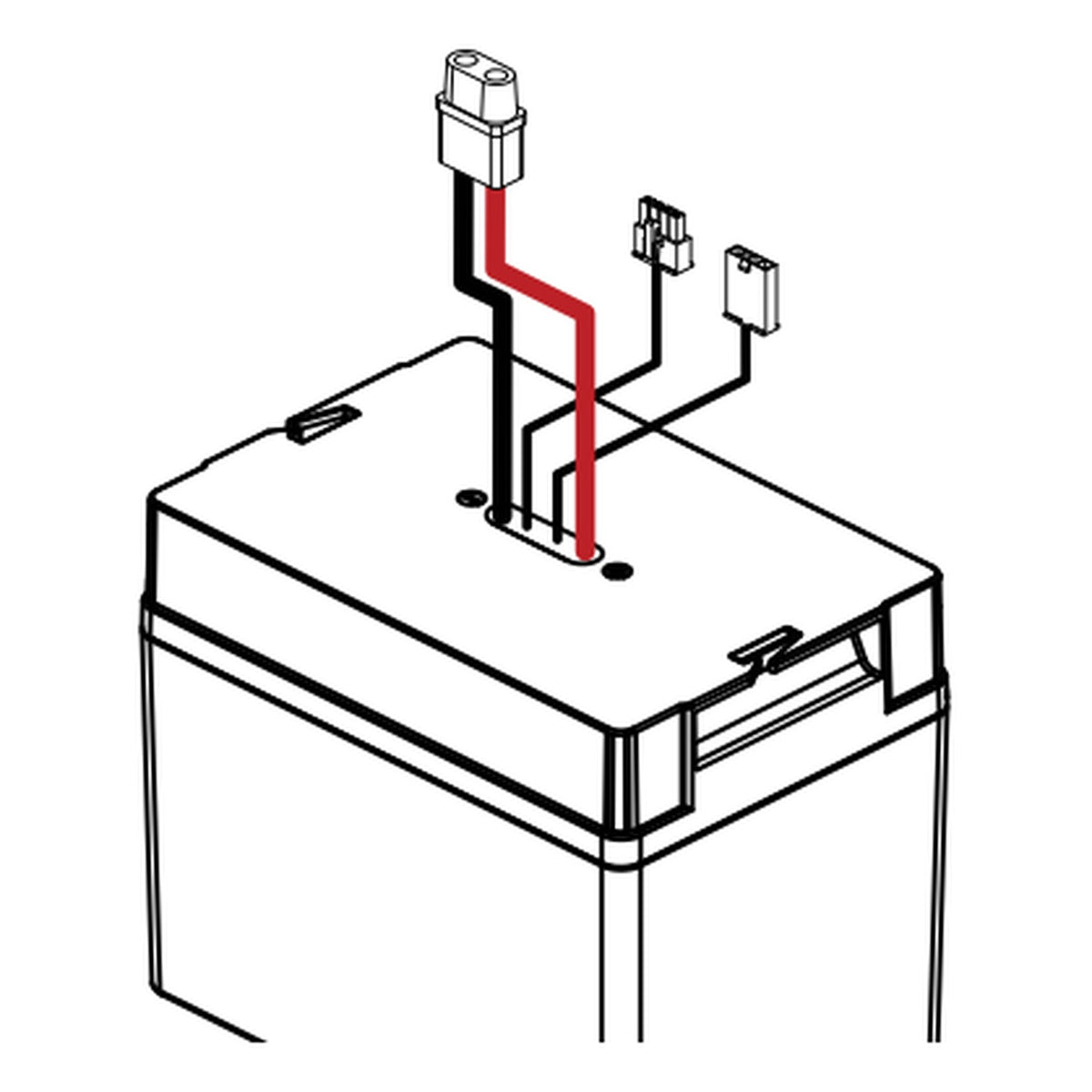 Pride Baja Bandit 36V 20Ah Lithium Battery, part BAT2204149, Pride parts illustration