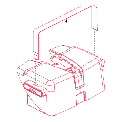 Pride Baja Bandit 40Ah Lithium Battery Box, part BAT2204150, Pride parts illustration