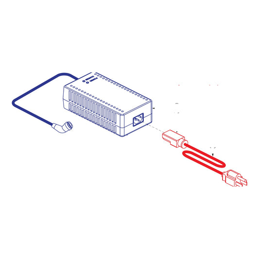 Pride Charge360 3.5A Lithium Magnetic Charger, part ELE2200784, Pride parts illustration
