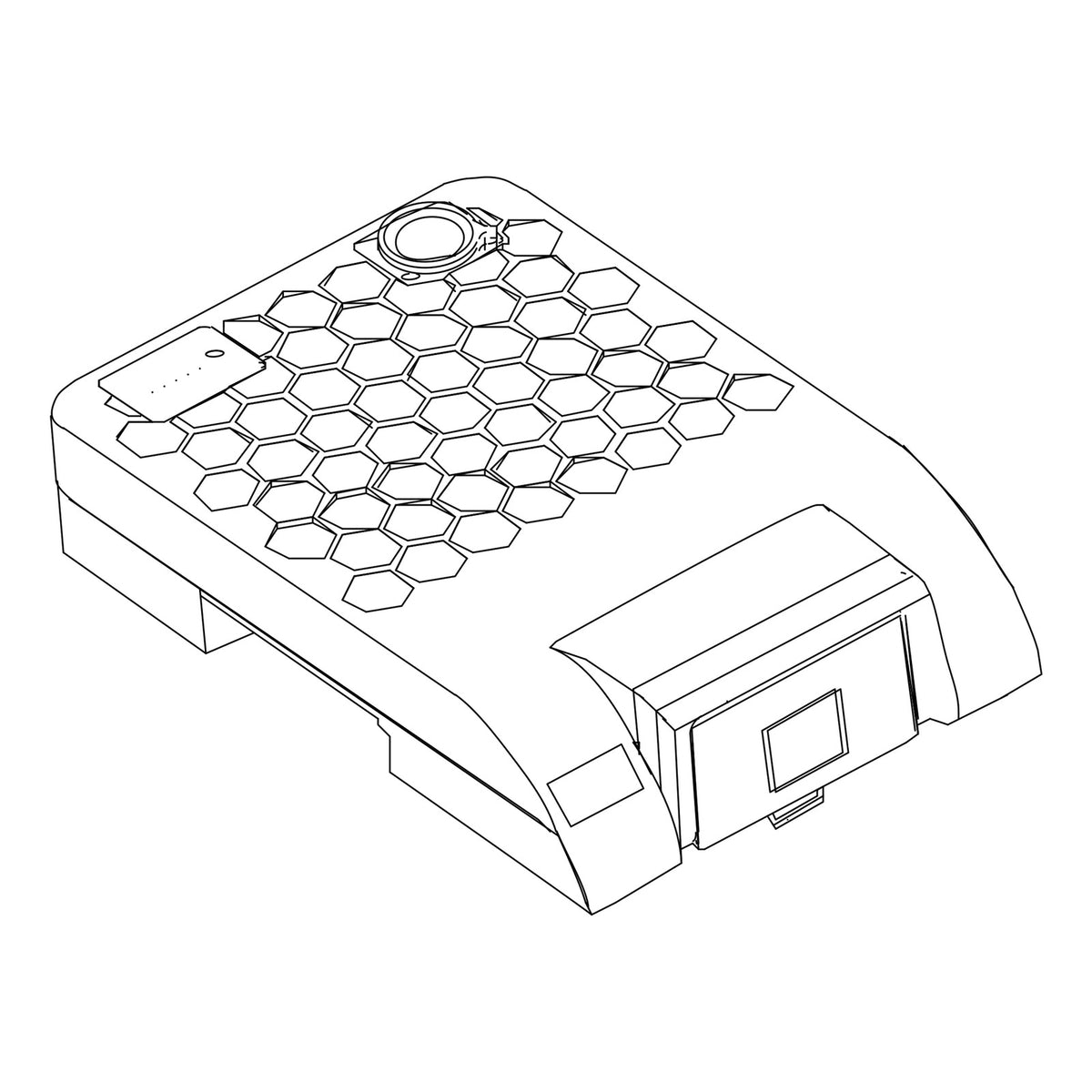 Pride Go Go Carbon 12Ah Lithium Battery, part BAT2402057, Pride parts illustration