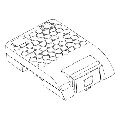 Pride Go Go Carbon 12Ah Lithium Battery, part BAT2402057, Pride parts illustration
