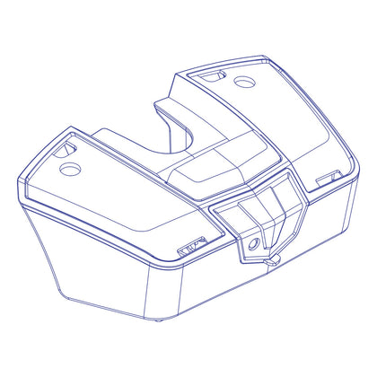 Pride Go Go Endurance AL+ 16Ah Lithium Battery, part BAT2201062, Pride parts illustration