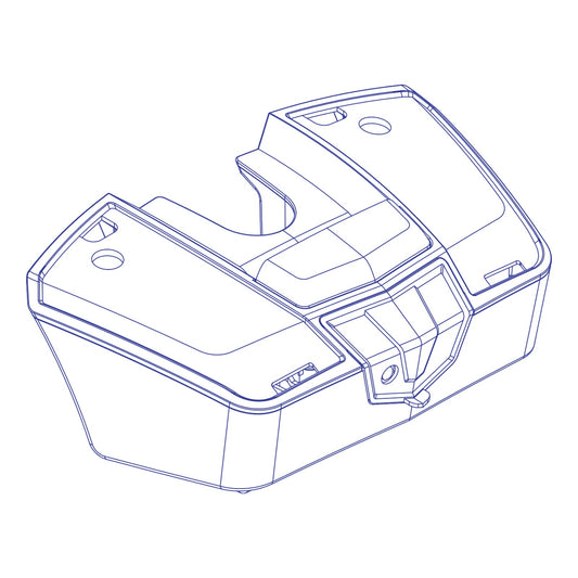 Pride Go Go Endurance AL+ 16Ah Lithium Battery, part BAT2201062, Pride parts illustration