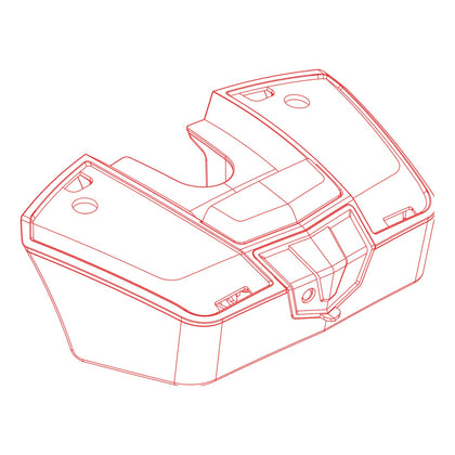 Pride Go Go Endurance AL+ 8Ah Lithium Battery, part BAT2201087, Pride parts illustration