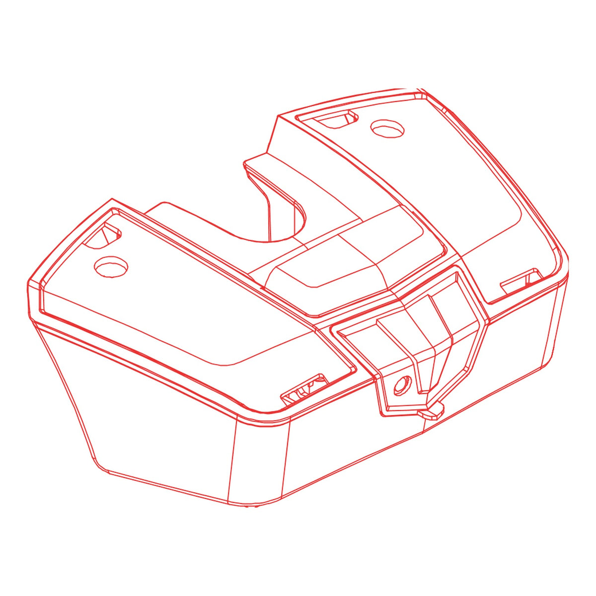 Pride Go Go Endurance Li 8Ah Lithium Battery, part BAT2005749, Pride parts illustration