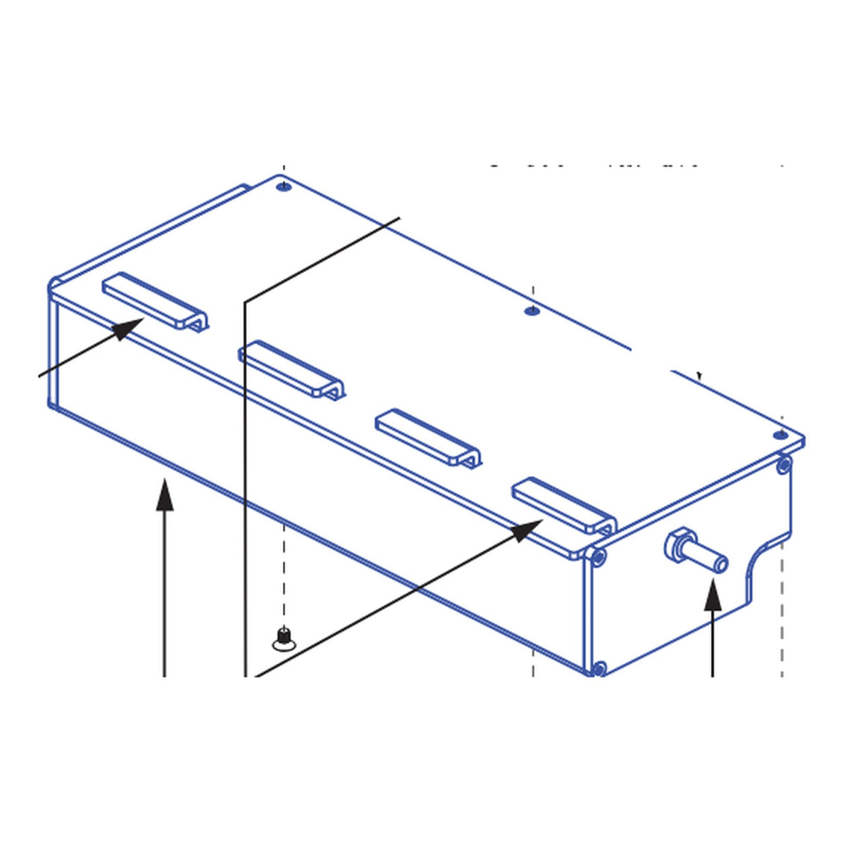 Pride i-Go 9.6Ah Lithium Battery, part MEC2200931, Pride parts illustration
