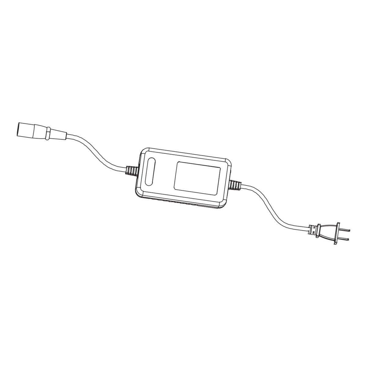 Pride Jazzy Carbon 24V 2A off-board charger with US plug, Pride parts illustration