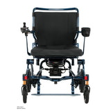 Pride Jazzy Carbon HD power wheelchair in Night Sky, front view