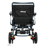 Pride Jazzy Carbon HD power wheelchair in Night Sky, rear view