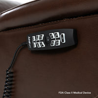Magnetic hand control docked on the Pride VivaLift Premier lift chair