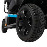 Pride PX4 13-inch pneumatic tire close-up