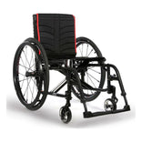 Quickie 2 folding wheelchair, front three-quarter view
