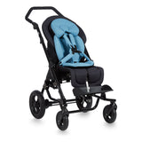 The Chilla with the blue infant cushion in a grey seat and back set