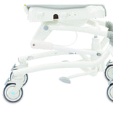 The foot pedal that raises the hydraulic Heron