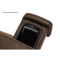 Phone charger on the Pride VivaLift Radiance PLR-3955 in Walnut