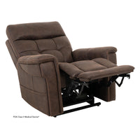 Pride VivaLift Radiance PLR-3955 lift chair in Walnut, reclined