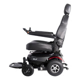 Merits Regal power wheelchair, three-quarter view facing left