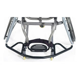 RGK AllCourt single wing bumper and footplate, on a gray frame
