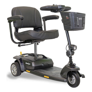 Merits Roadster S3 three-wheel travel scooter in Galaxy Blue