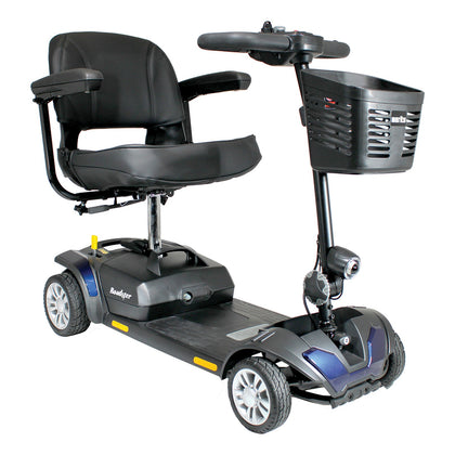 Merits Roadster S4 four-wheel travel scooter, three-quarter view facing right